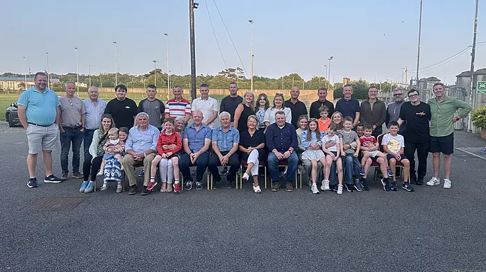 The O’Donovan Rossa golf classic organising committee with winners and members of the Carmody family.