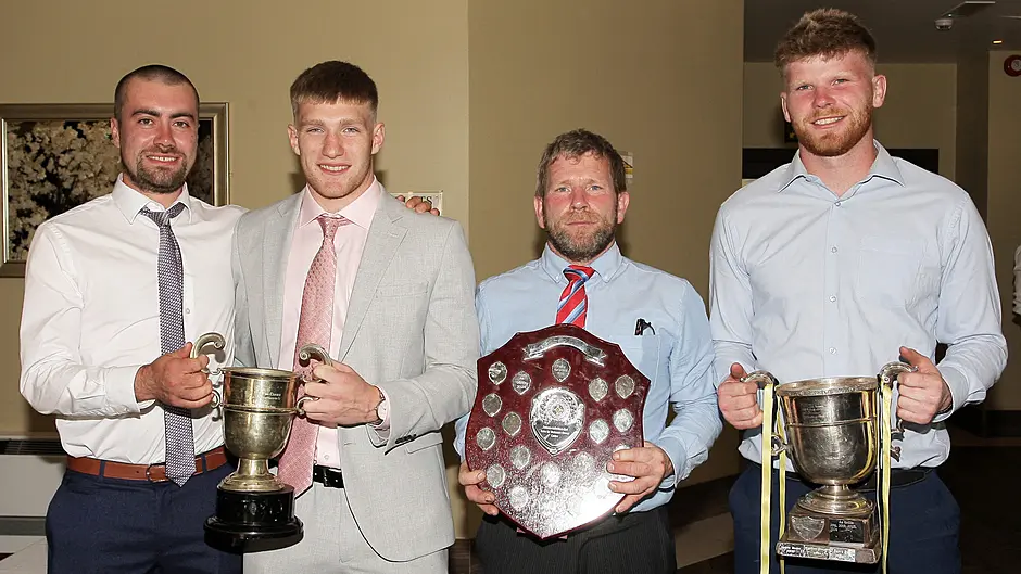 Kieran Sheehan is now playing on the Goleen team with his two sons Matthew and Adam and his nephew Eoghan (left) (Photos: Paddy Feen).