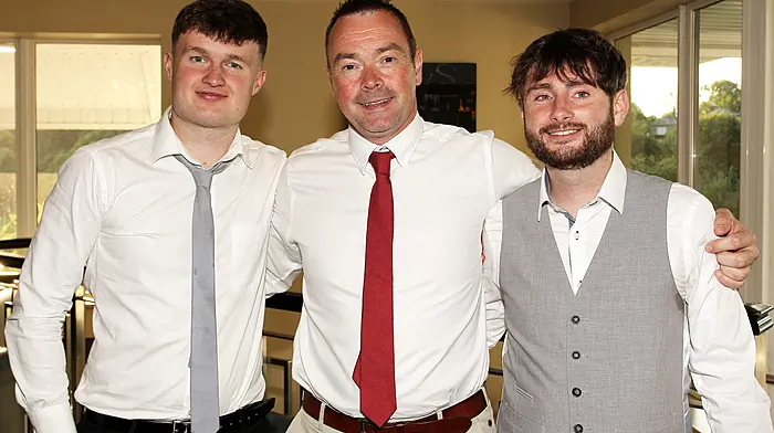 Cian Bowen, Flor O'Sullivan and Andrew Murphy.