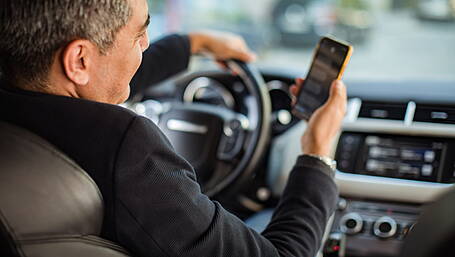 Sharp increase in drivers caught while using their phones Image