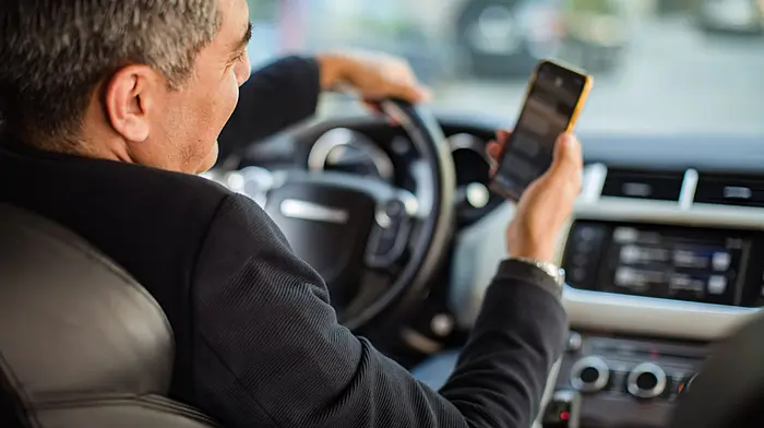 Sharp increase in drivers caught while using their phones Image