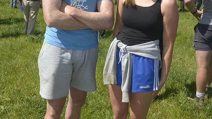 Brendan Twohig and Sarah Kate O'Connor, from Bandon, at the Share Farming and Succession Pathways open day which was held recently at Gurteen Farm, Shinagh Estates, Bandon. (Photo: Denis Boyle)