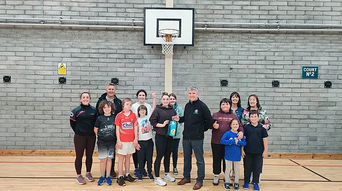 The West Cork Warriors Special Olympics Sports Club has launched and holds training sessions at the Skibbereen Sports Centre. James Hamilton from Hamilton's Pharmacy kindly donated a First Aid kit to the club.