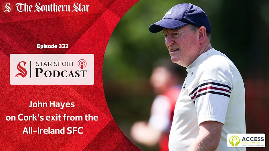 John Hayes on Cork’s exit from the All-Ireland SFC Image