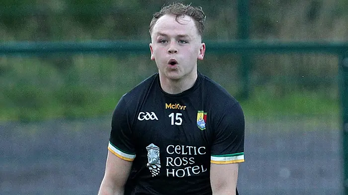 Knock, Knock. Who’s there? John Hodnett with an injury-time Carbery Rangers winner to maintain their perfect record! Image