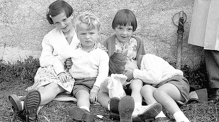 Young spectators at the Clonakilty Sports Day in July 1963.