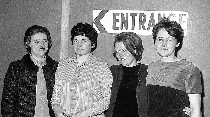 Ladies enjoying a dance in the Red Fort ballroom in Dunmanway on April 21st,  1968.