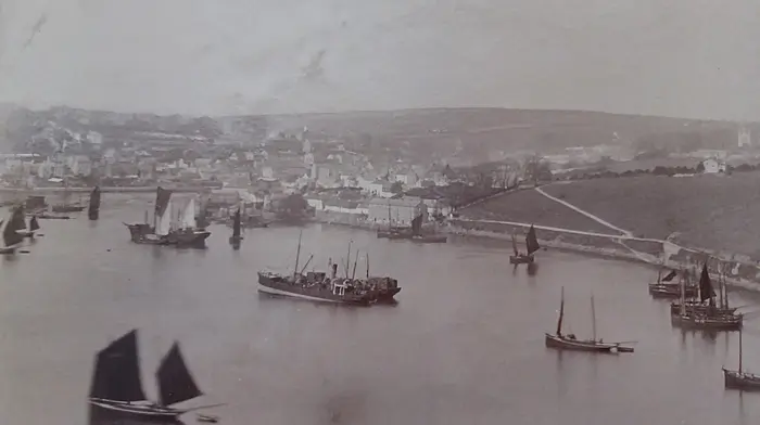 Kinsale Harbour taken from near the Spaniard, 1898.