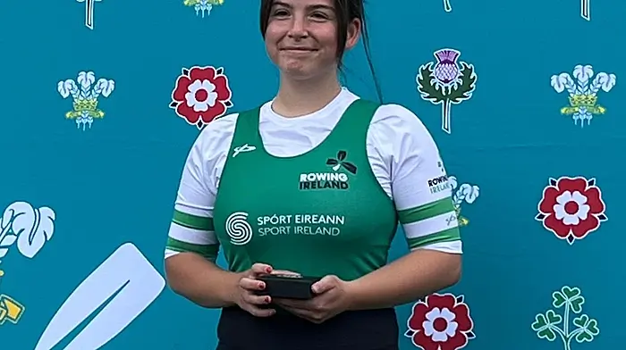Last year Sadhbh competed in the Home International Regatta in Strathclyde, Scotland where she won two gold medals in what was her first outing under the Rowing Ireland flag.