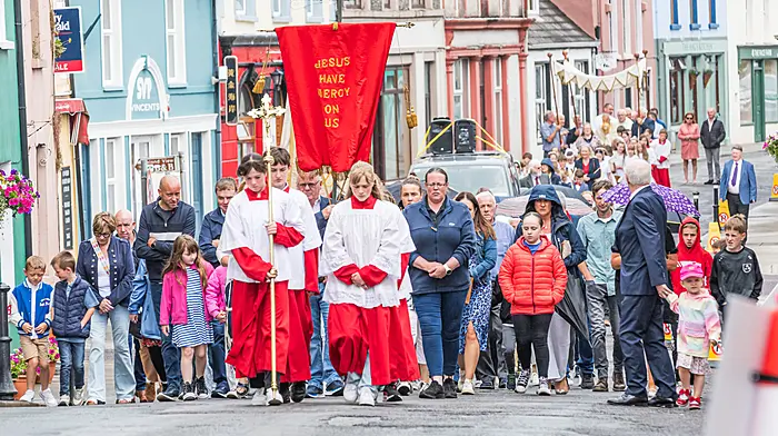 The annual Corpus Christi procession in Castletownbere.   (Photo: Anne Marie Cronin Photography)