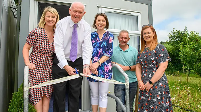 Belgooly National School recently opened a new sensory room for special care pupils. Chairman of the school board James O’Mahony cut the ribbon with Catherine Murphy (deputy principal), Amie Sheehan and Pete Rawlinson (parents association), and Tracey Cronin (special care teacher).  (Photo: John Allen)