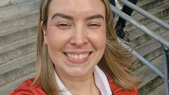 Maura Hurley from Dunmanway cheered Cork on to victory!