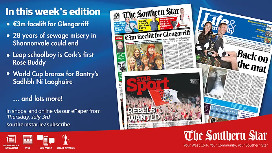 THE SOUTHERN STAR IS IN STORES NOW: €3m facelift for Glengarriff; Back on the jiu jitsu mat; Bantry para rower on winning a bronze medal Image