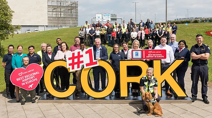 Cork airport flying high Image