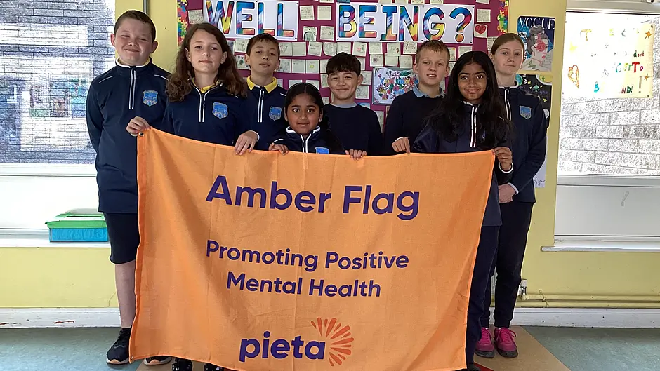 Bandon Primary School flies flag for wellbeing Image