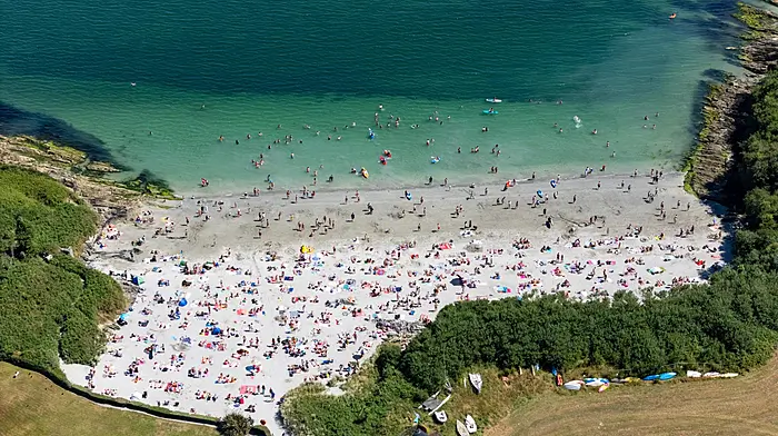 Beach chaos at the Warren Beach, Rosscarbery Image