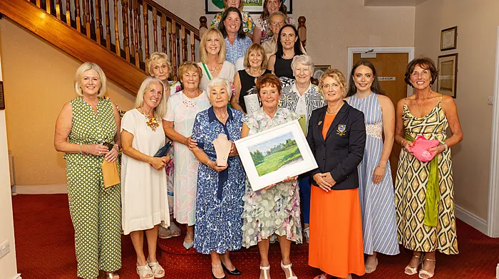All of the award winners at the lady captain's prize at Bandon Golf Club after the presentation.   (Photo: Mike Brown)