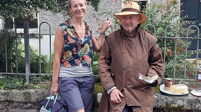 Claire Halliday and Paul McCarthy at the regatta day in Castletownshend. Photo courtesy of Siobhan Cadogan.