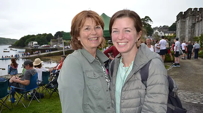Louise and Niamh McKennedy, Castletownshend enjoying the annual Castletownshend Regatta last Sunday afternoon.  (Photo: Anne Minihane)