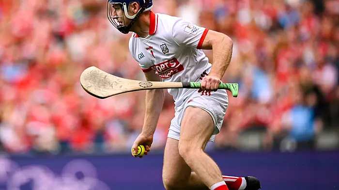 Cork goalkeeper Patrick Collins (Ballinhassig) during the hurling All-Ireland senior championship semi-final match between Cork and Dublin at Croke Park in Dublin. Patrick is wished the very best for Sunday's All-Ireland final against Tipperary.  (Photo: Ramsey Cardy)