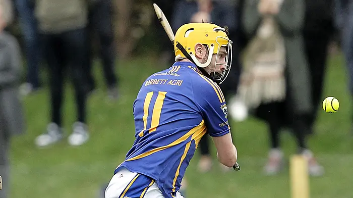 Diarmuid Ó Mathúnas’ first season in the county league has gone better than expected Image