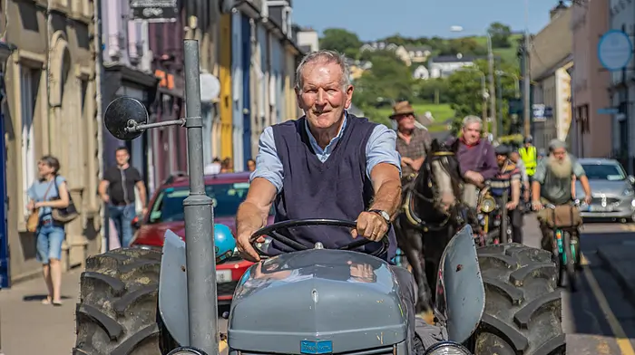 Dermot Collins, Timoleague with his 1967 Ferguson 20 diesel during the Clonakilty Old Time Fair last weekend. (Photo: Gearoid Holland)