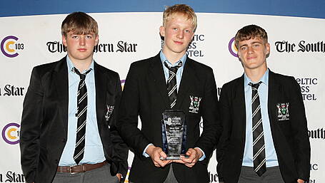 Bandon Grammar School captain Mark Whelton making a habit of lifting silverware Image