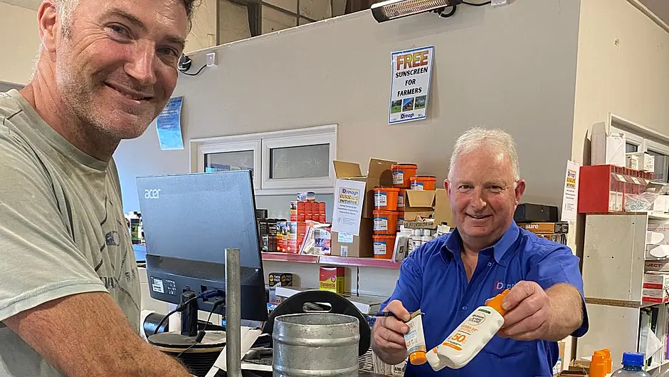 Sunsafe: free sunscreen for Drinagh farm customers Image