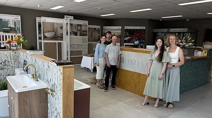 WATCH: Buckley's Tiles & Bathrooms stunning new showroom in Skibbereen Image