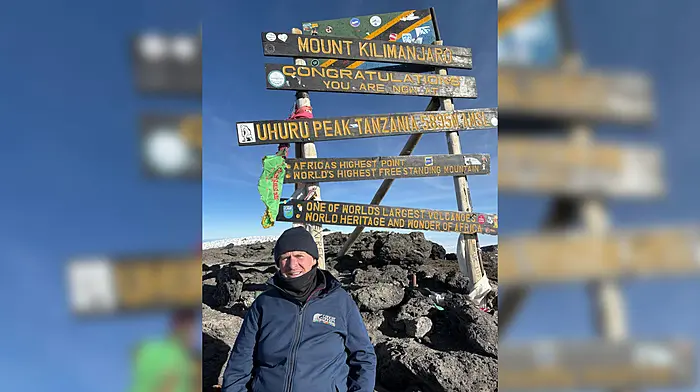 John reaches peak in Africa to raise funds for three charities Image