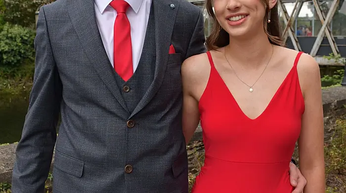 Matthew Benn, Skibbereen and Tara Wolfe, Ballydehob at the Skibbereen Community School Debs. Photo; Anne Minihane.