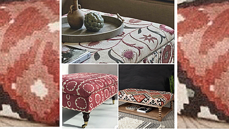 INTERIORS: A footstool focal point Image