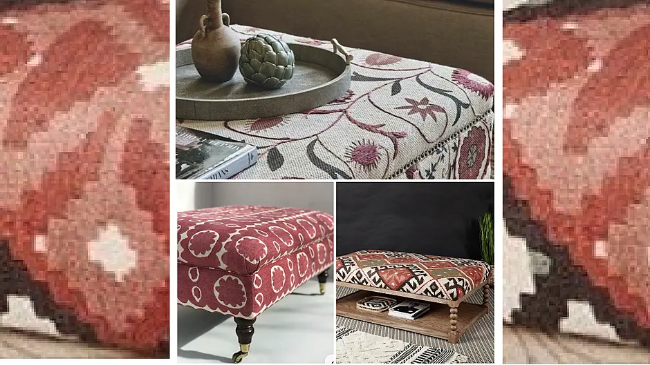 INTERIORS: A footstool focal point Image