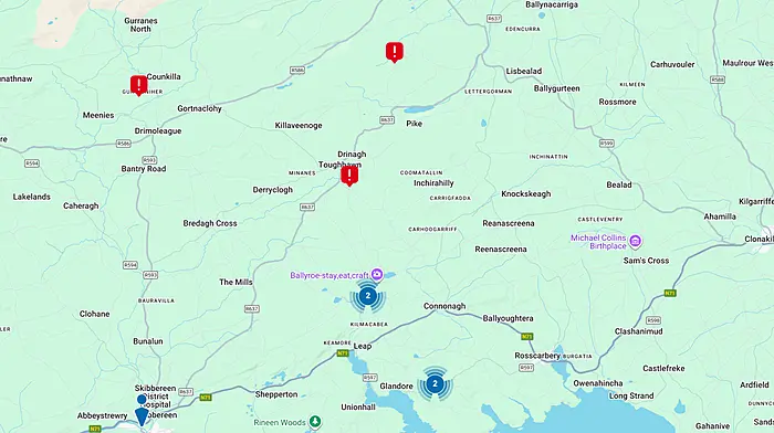 Power outages reported around West Cork Image
