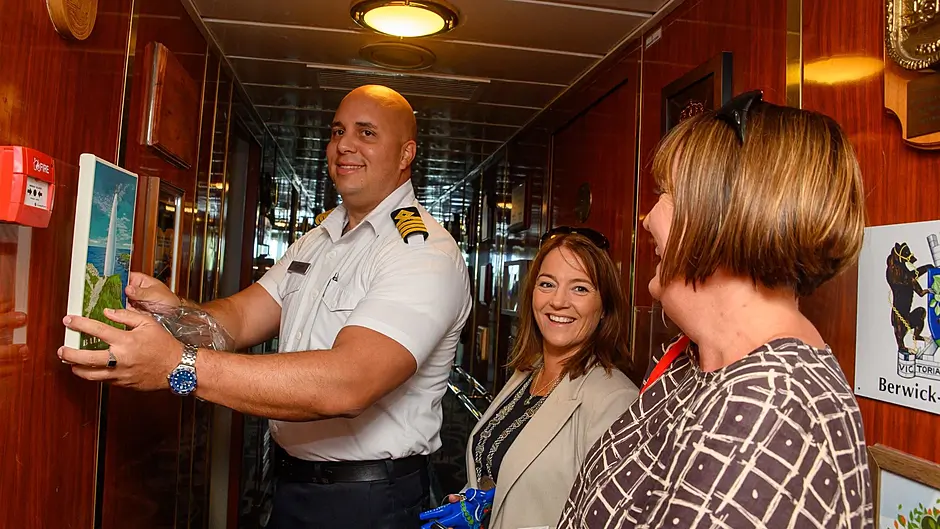First cruise ship boost to islands and Baltimore Image