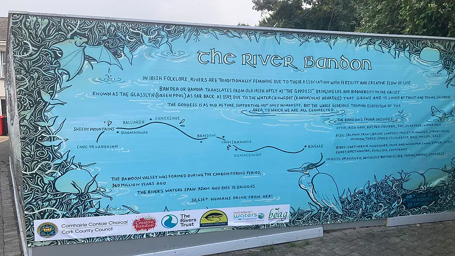 Goddess origin provides inspiration for striking 64ft mural in Bandon Image