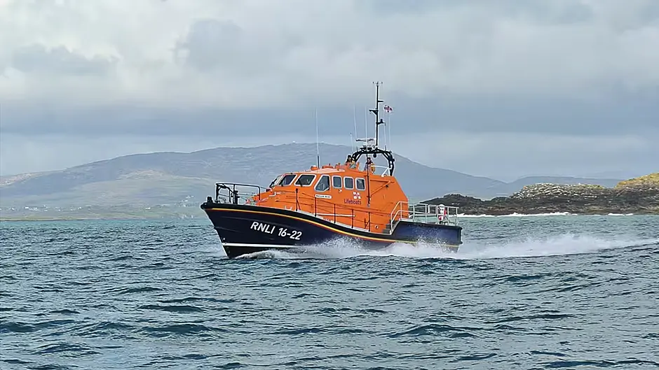Lifeboat in rescue of 25ft yacht in trouble Image