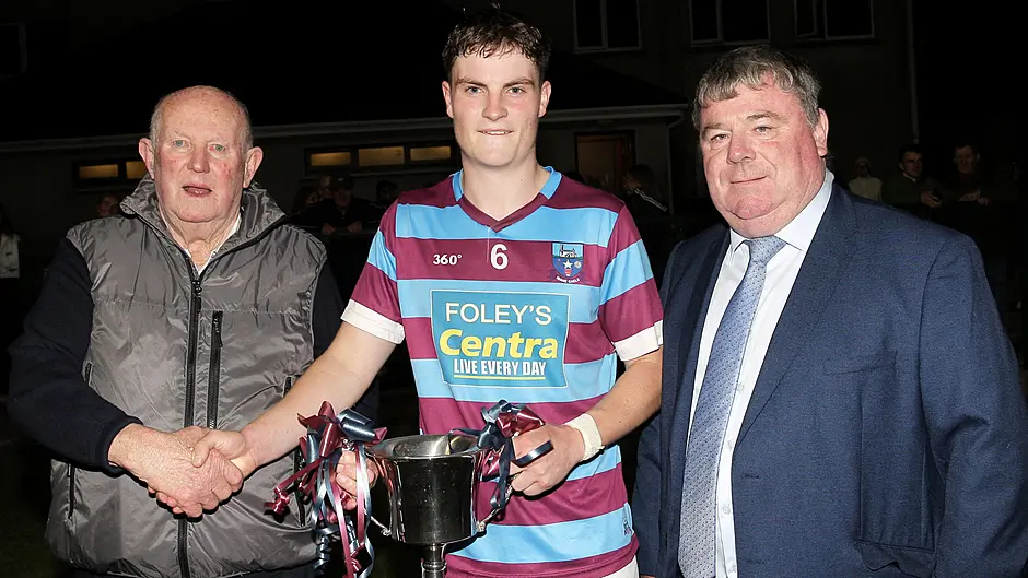 Ibane Gaels captain Tomás Ó Buachalla pays tribute to late Donal Holland after Carbery U21A football final win Image
