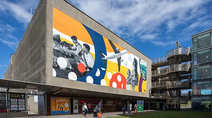 Cork Airport's new mural 'The Wonder of Travel' unveiled Image