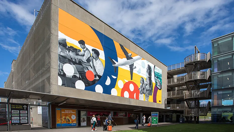 Cork Airport's new mural 'The Wonder of Travel' unveiled Image