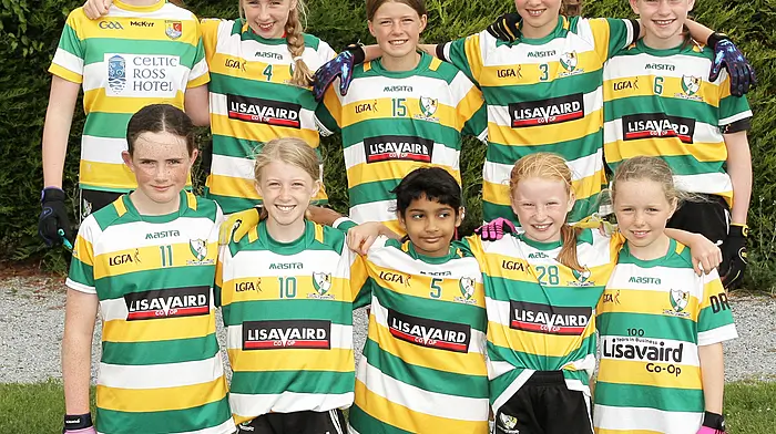 The Rosscarbery A team that took part in the Munster U12 LGFA Blitz. (Photo: Paddy Feen)