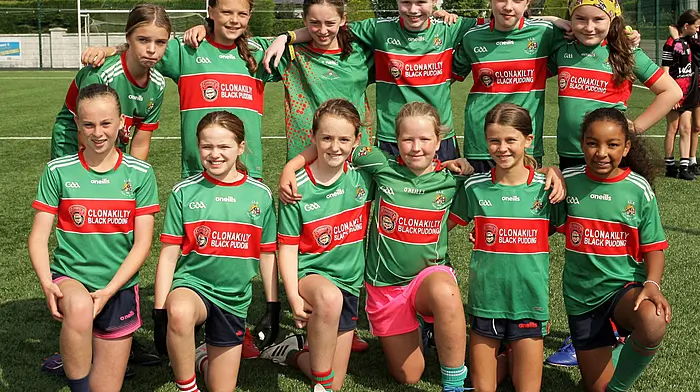 Clonakilty U12s took part in the Munster LGFA Blitz. (Photo: Paddy Feen)