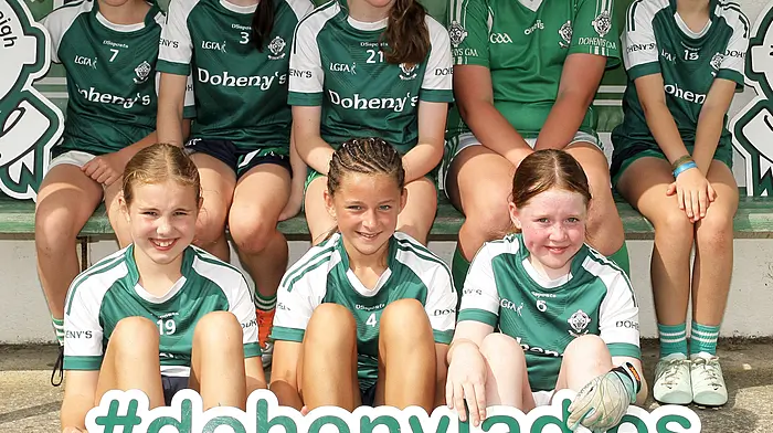The Dohenys C U12s at the LGFA blitz. (Photo: Paddy Feen)