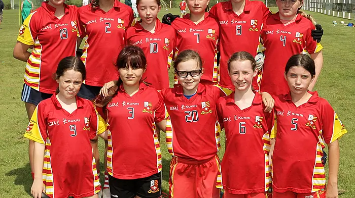 The Tadhg MacCarthaigh U12 team at the blitz. (Photo: Paddy Feen)