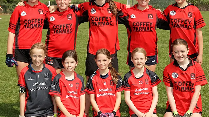 The Keelnameela B team enjoying the Munster U12 LGFA Blitz. (Photo: Paddy Feen)