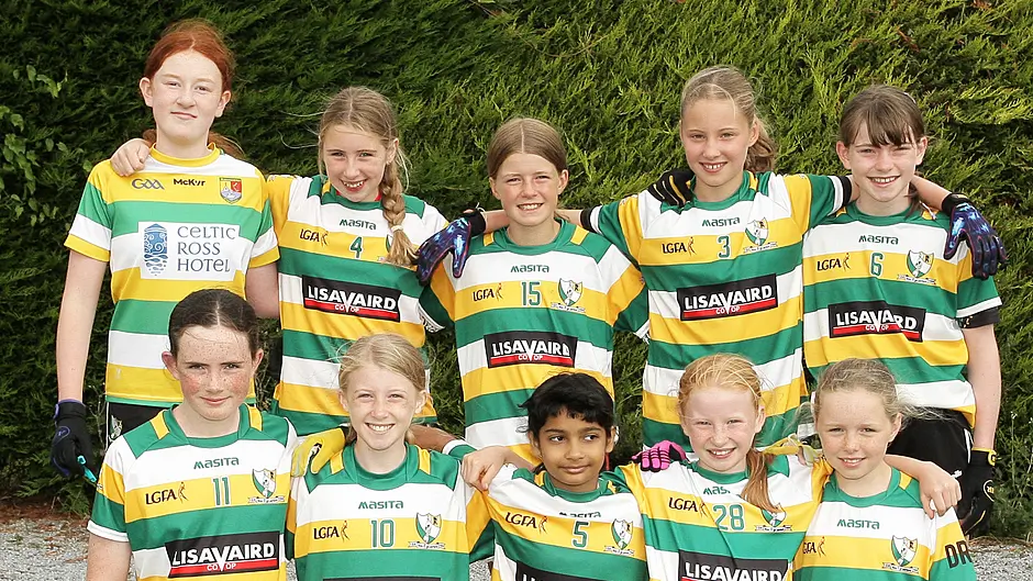 The Rosscarbery A team that took part in the Munster U12 LGFA Blitz. (Photo: Paddy Feen)
