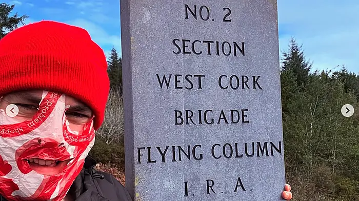 Blindboy Boatclub visits grandfather's IRA memorial in West Cork Image
