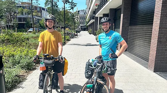 Duo cycle to Istanbul raising over €21,000 for Gaza fund Image