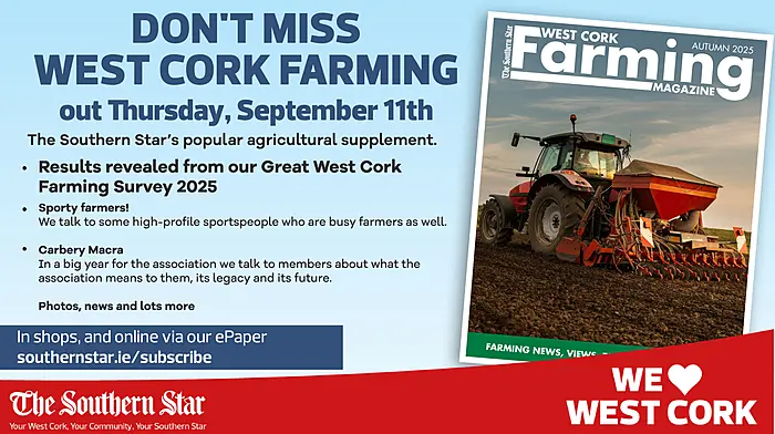 The Southern Star's West Cork Farming magazine out this Thursday, September 11th Image