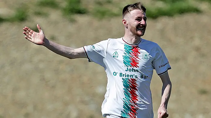 Chris Collins reaches 100-goal mark for league leaders Clonakilty Soccer Club Image